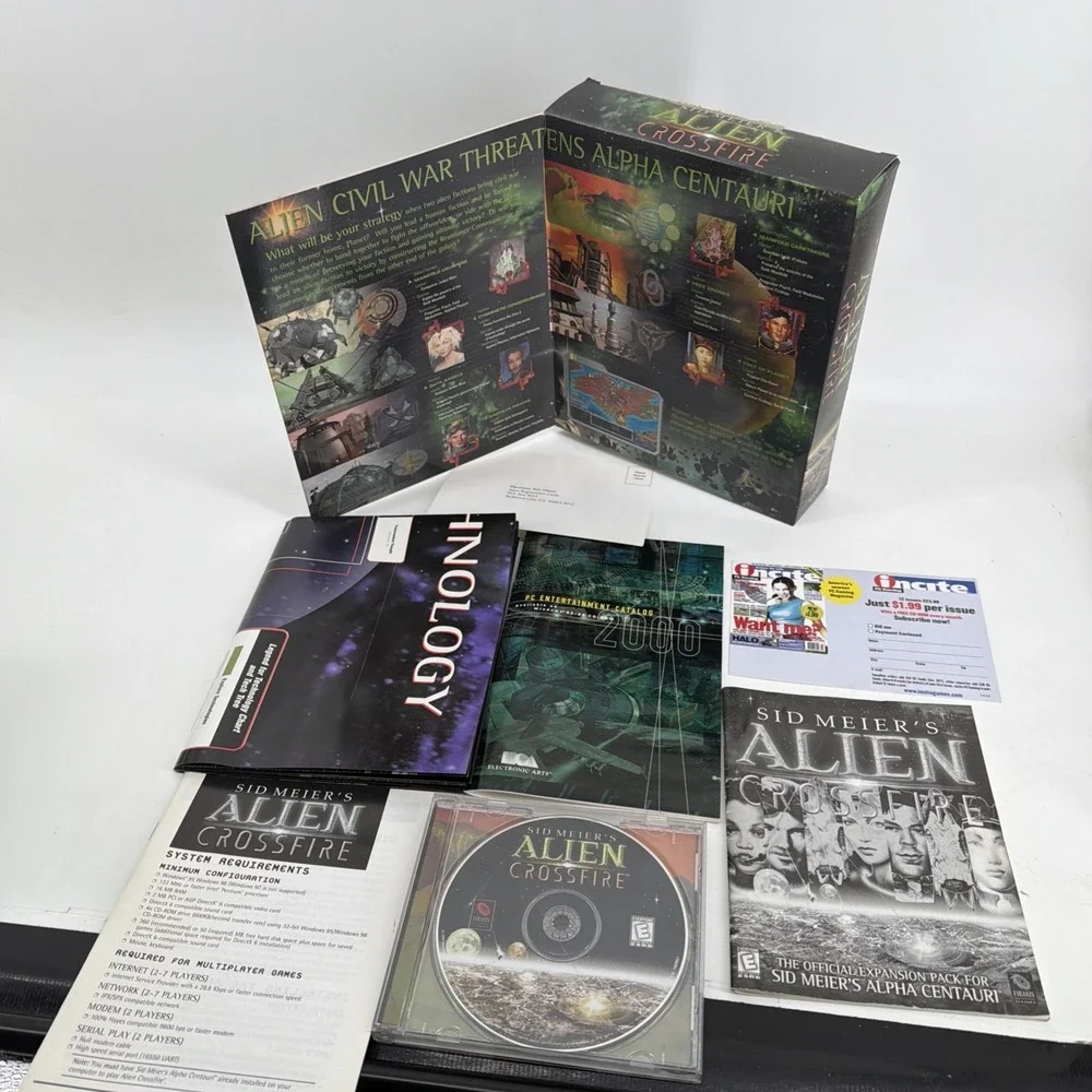 Sid Meier's Alpha Centauri Expansion: Alien Crossfire - PC Big Box